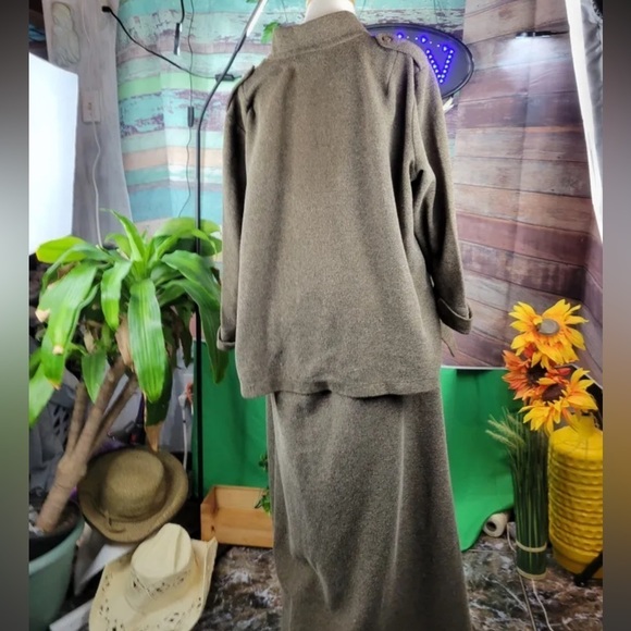 BANTRY BAY Par LEBOFF vintage maxi skirt and top set - Picture 7 of 7